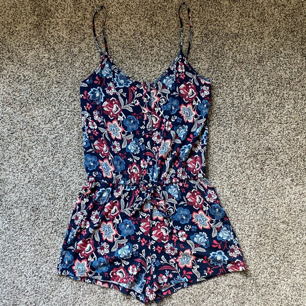 Aeropostale floral romper